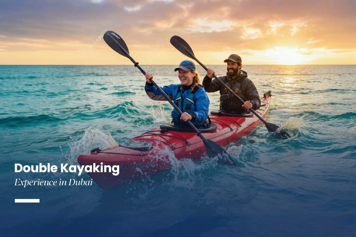 double kayaking  Experience in dubai