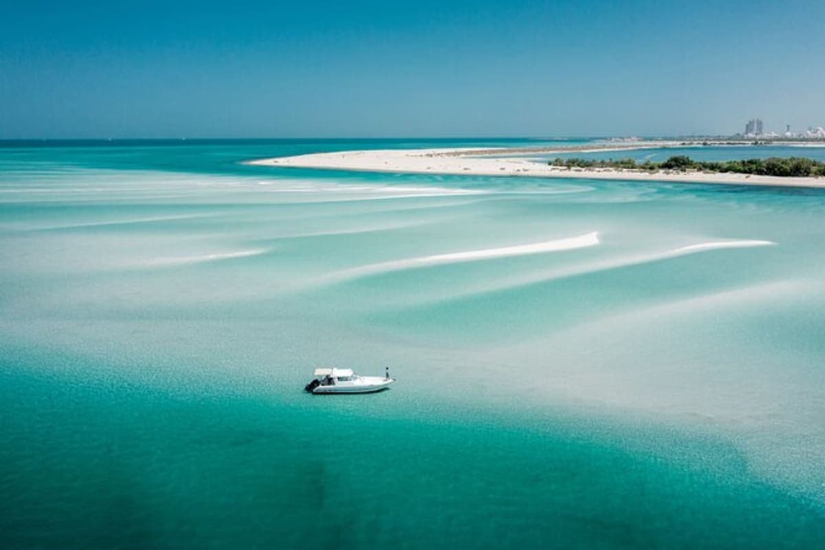 Hidden Island Abu Dhabi corniche hopping AUH jet ski