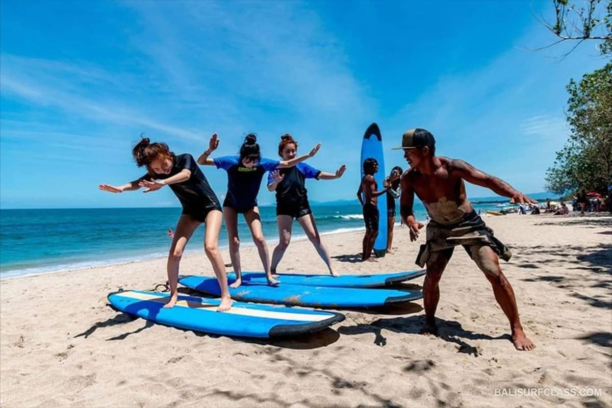 Surfing Lesson at Kuta Beach by 27 Surf Bali