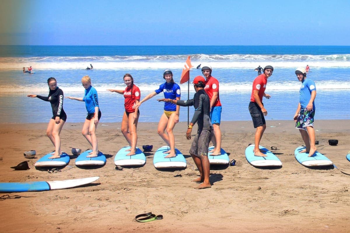 Surfing Lesson at Kuta Beach by 27 Surf Bali