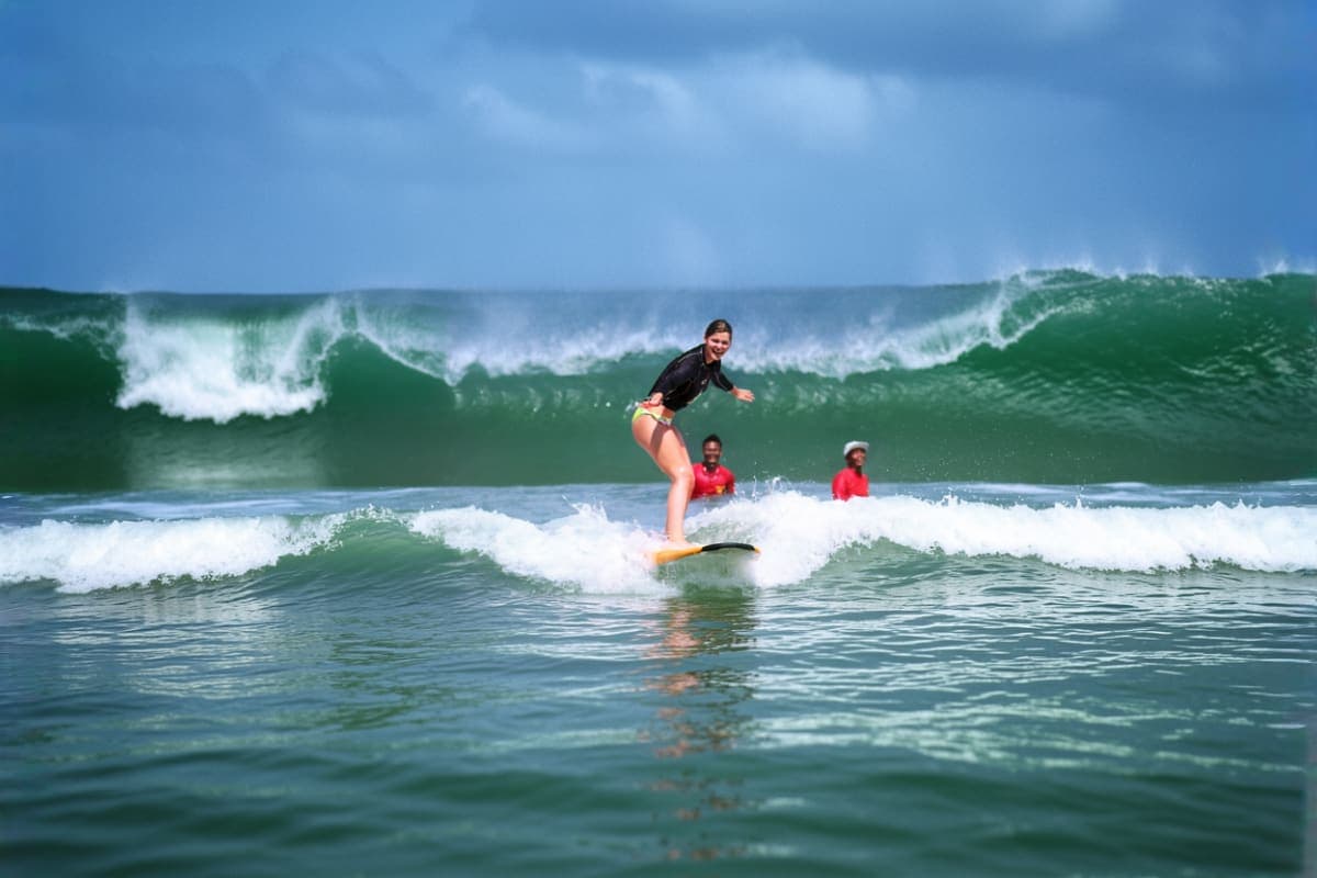 Surfing Lesson at Kuta Beach by 27 Surf Bali