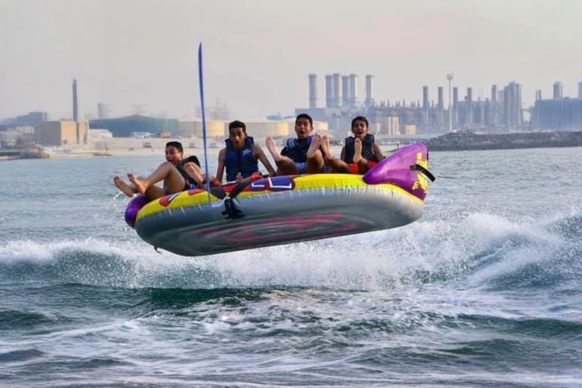 Donut Boat Ride In Abu Dhabi