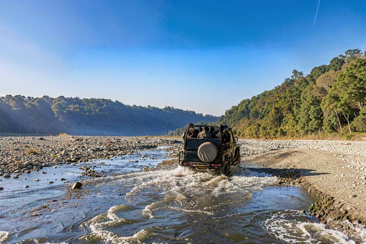 Mountain Jeep Safari in Corbett