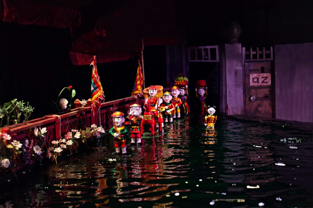 Lotus Water puppet show