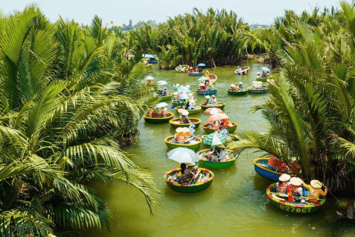 Coconut Forest and Hoi An Ancient City Tour