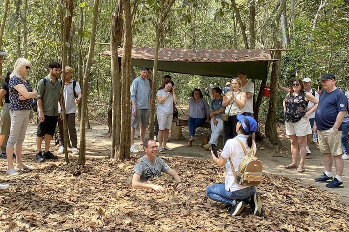 Cu Chi tunnel half day trip Sharing