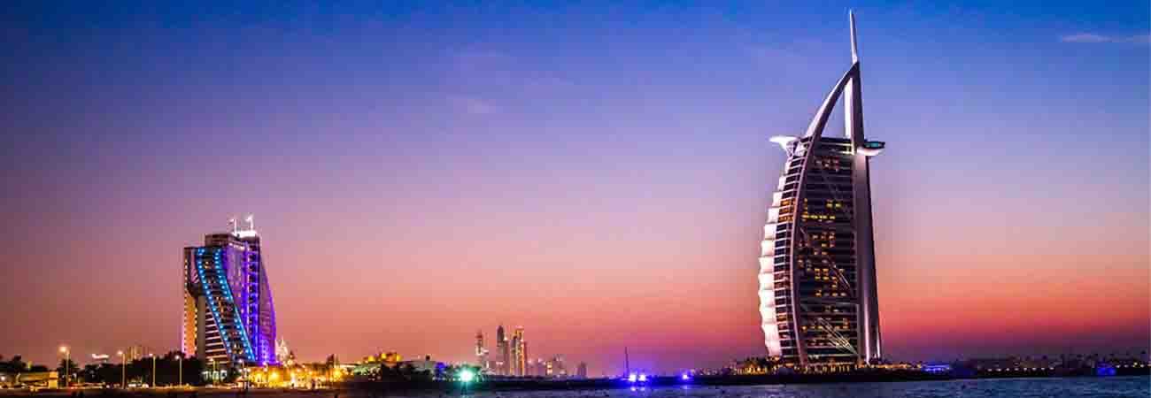 night swimming beach in dubai