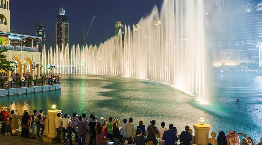 fountain show dubai