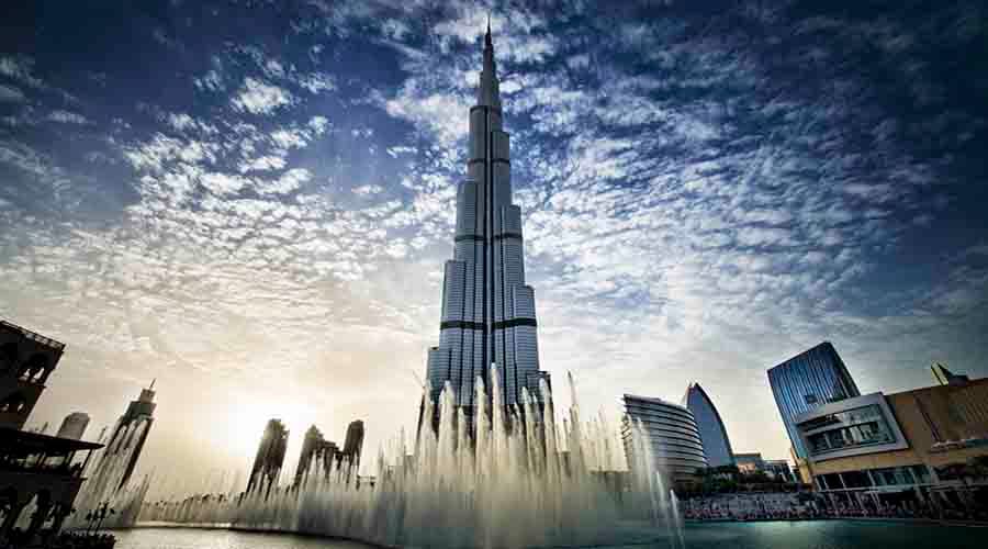 burj khalifa fountain show