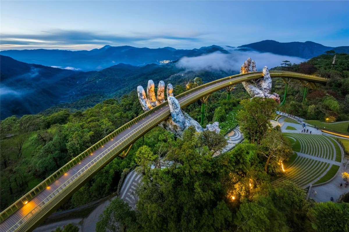 Bana Hills with Golden Bridge departing from Danang