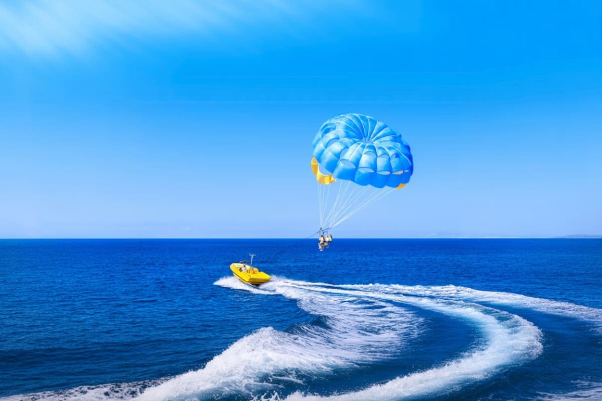 Parasailing at Cenang Beach