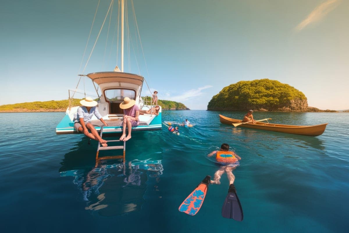 Phi Phi Island tour on catamaran