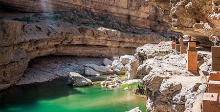 front a wadi walk
